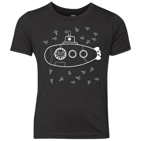 T-Shirts Vintage Black / YXS Fish Watching Youth Triblend T-Shirt