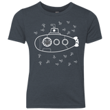 T-Shirts Vintage Navy / YXS Fish Watching Youth Triblend T-Shirt