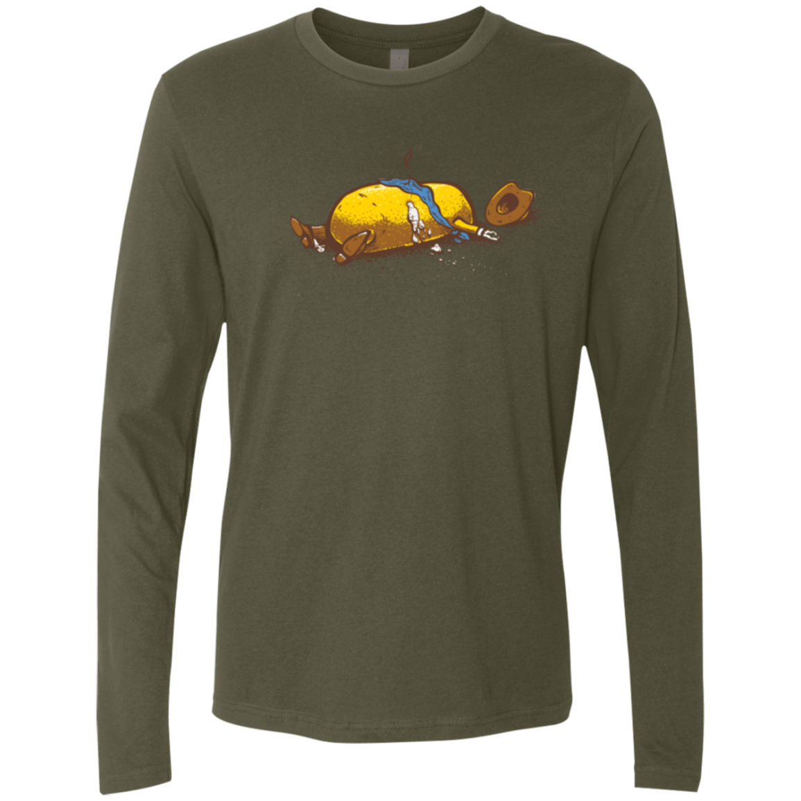 T-Shirts Military Green / Small Fistfull Men's Premium Long Sleeve