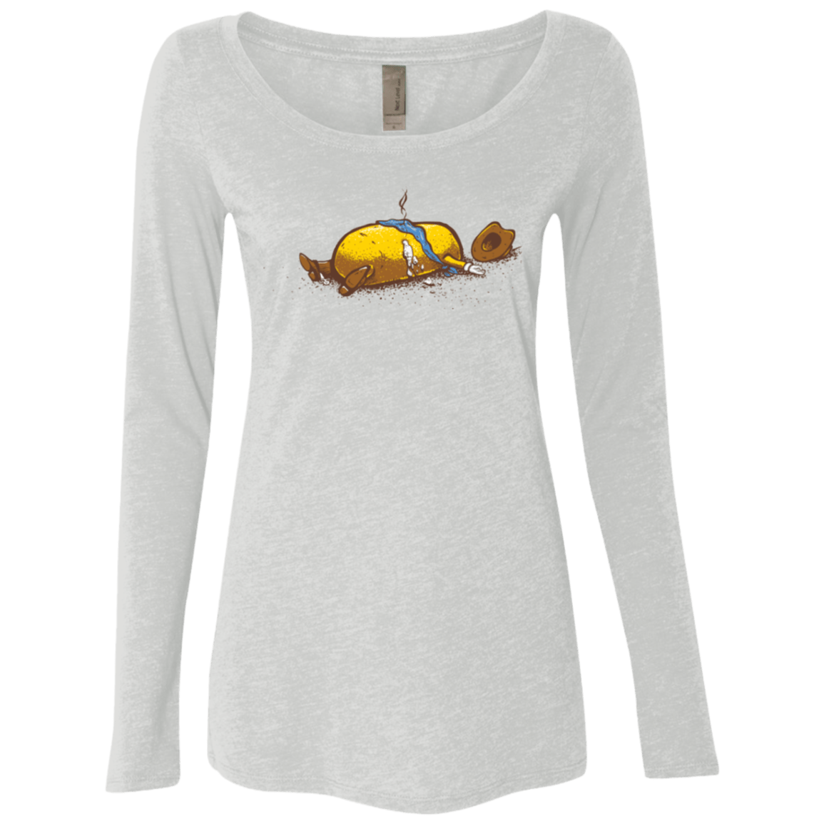 T-Shirts Heather White / Small Fistfull Women's Triblend Long Sleeve Shirt