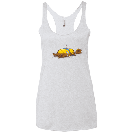 T-Shirts Heather White / X-Small Fistfull Women's Triblend Racerback Tank