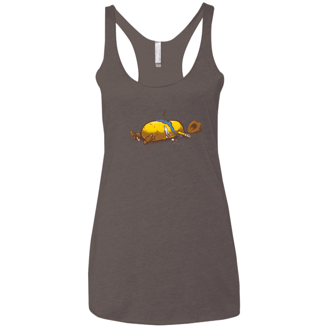T-Shirts Macchiato / X-Small Fistfull Women's Triblend Racerback Tank