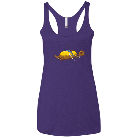 T-Shirts Purple / X-Small Fistfull Women's Triblend Racerback Tank