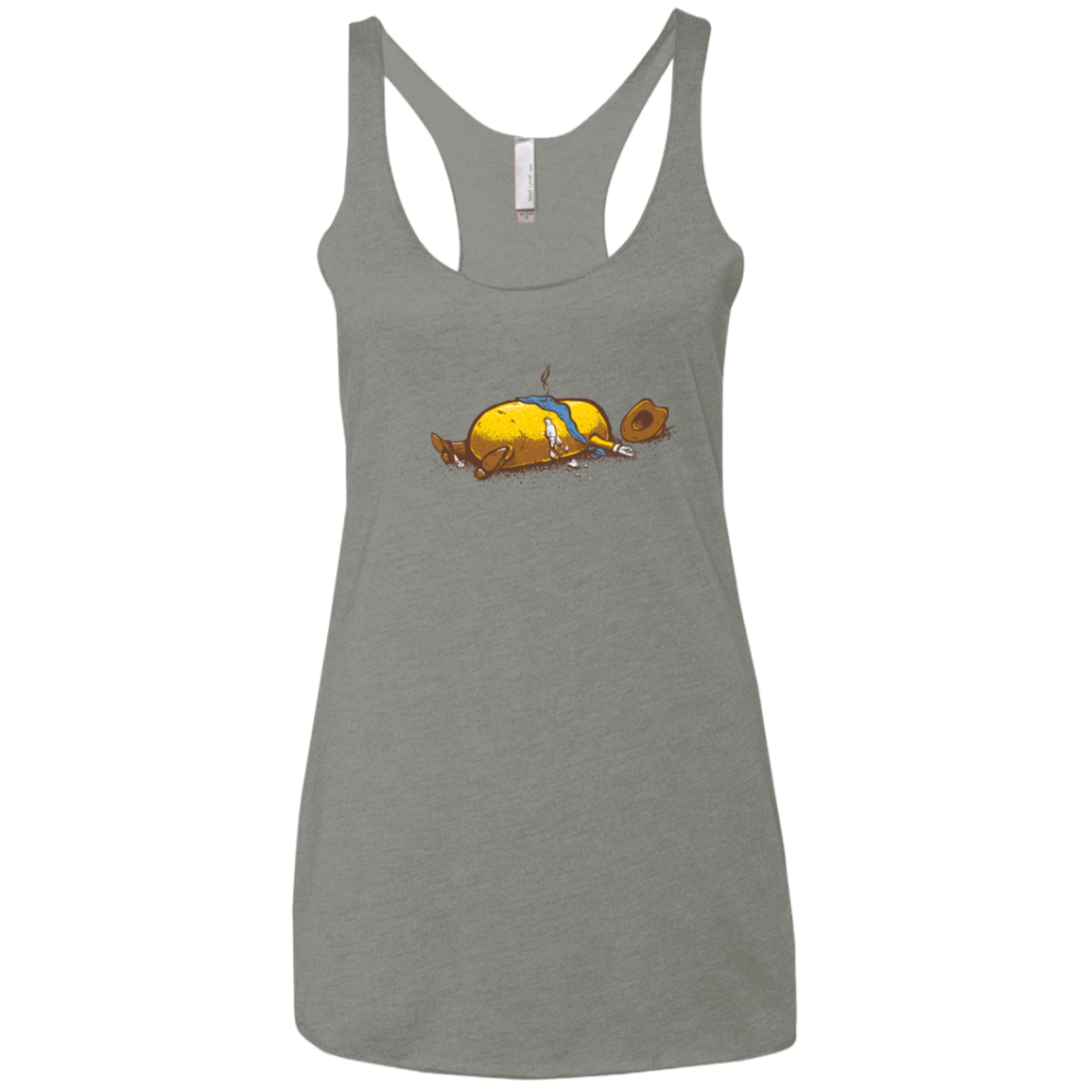T-Shirts Venetian Grey / X-Small Fistfull Women's Triblend Racerback Tank