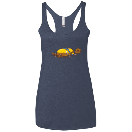 T-Shirts Vintage Navy / X-Small Fistfull Women's Triblend Racerback Tank
