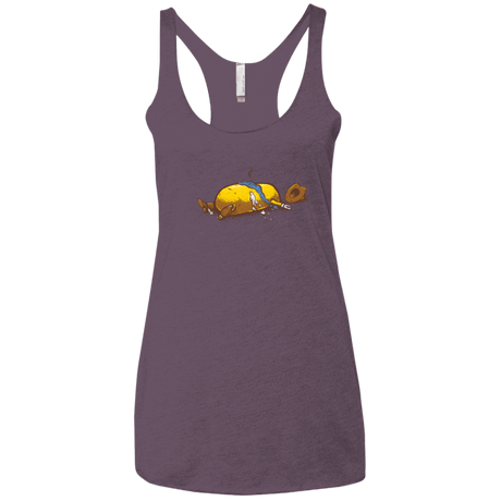 T-Shirts Vintage Purple / X-Small Fistfull Women's Triblend Racerback Tank