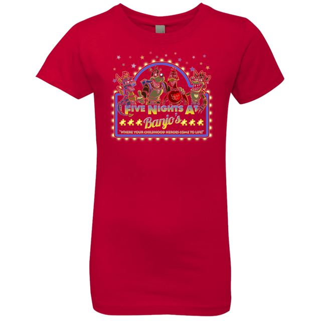 T-Shirts Red / YXS Five Nights at Banjos Girls Premium T-Shirt