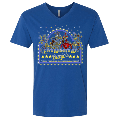 T-Shirts Royal / X-Small Five Nights at Banjos Men's Premium V-Neck