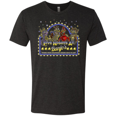 T-Shirts Vintage Black / Small Five Nights at Banjos Men's Triblend T-Shirt
