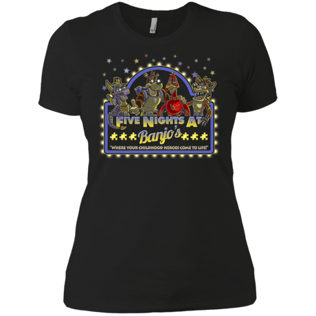 T-Shirts Black / X-Small Five Nights at Banjos Women's Premium T-Shirt