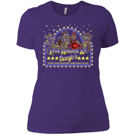 T-Shirts Purple / X-Small Five Nights at Banjos Women's Premium T-Shirt