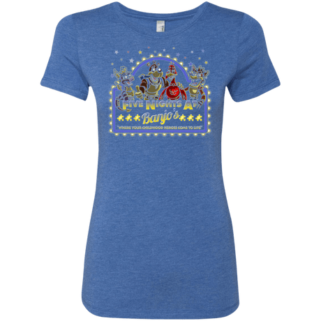 T-Shirts Vintage Royal / Small Five Nights at Banjos Women's Triblend T-Shirt