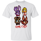 T-Shirts White / S Five Nights at Freddys Game Over T-Shirt