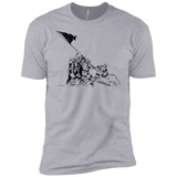 T-Shirts Heather Grey / YXS Flags Of Our Emperor Boys Premium T-Shirt