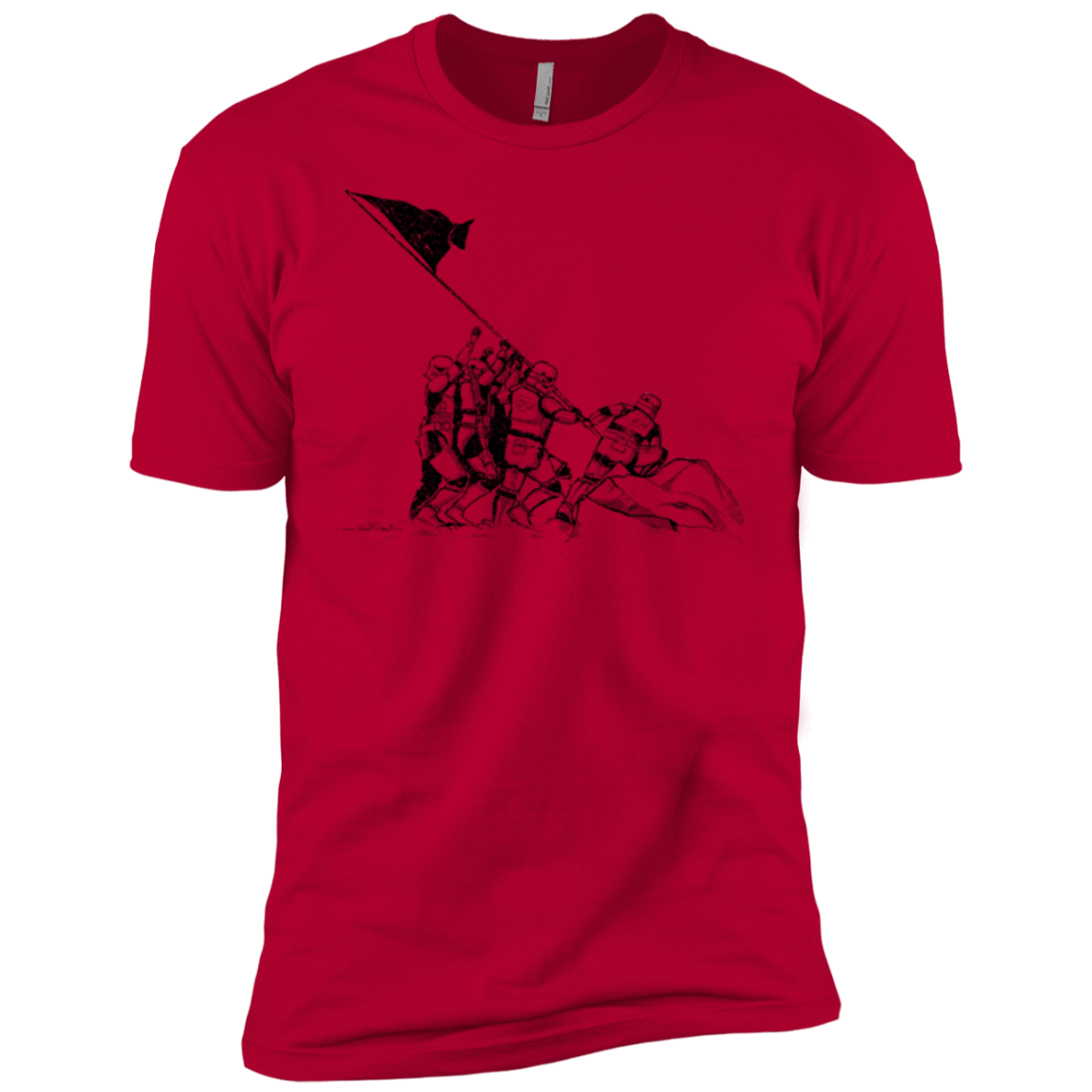 T-Shirts Red / YXS Flags Of Our Emperor Boys Premium T-Shirt