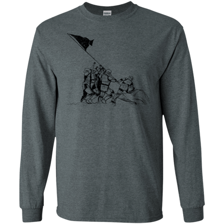 T-Shirts Dark Heather / S Flags Of Our Emperor Men's Long Sleeve T-Shirt