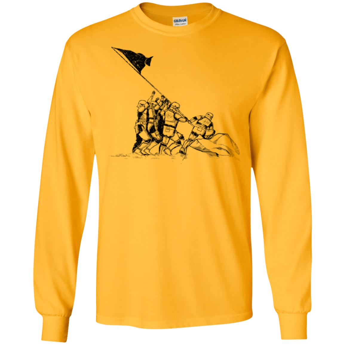 T-Shirts Gold / S Flags Of Our Emperor Men's Long Sleeve T-Shirt