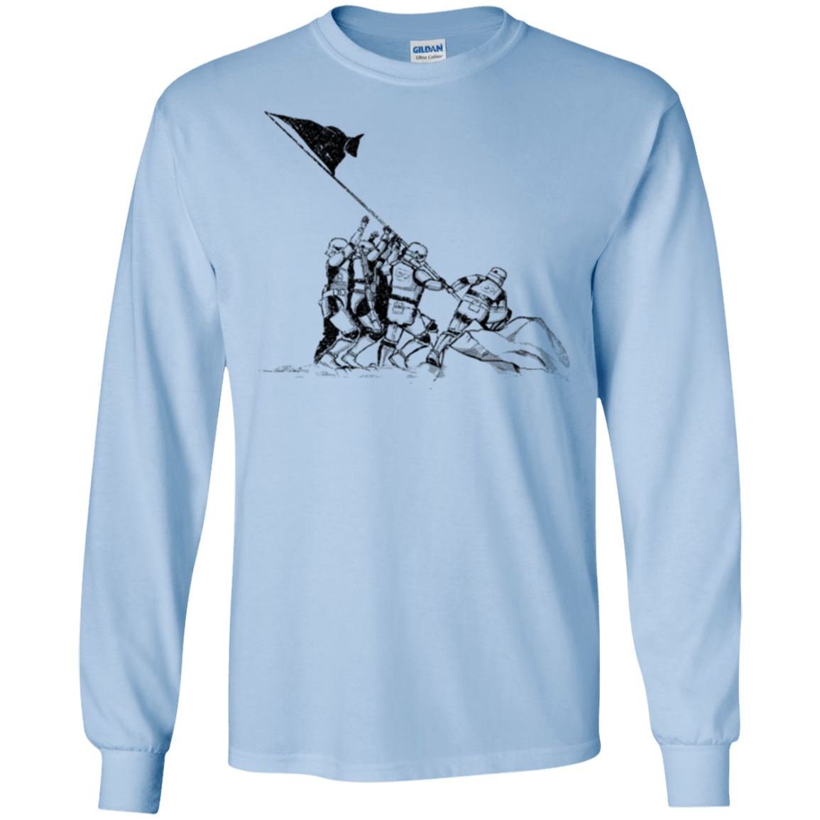 T-Shirts Light Blue / S Flags Of Our Emperor Men's Long Sleeve T-Shirt