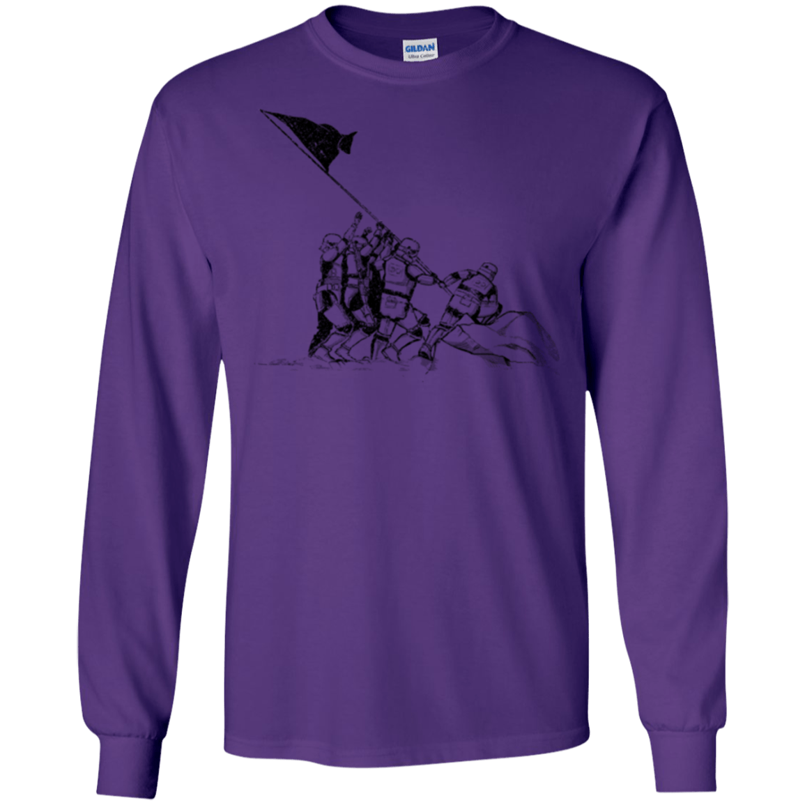 T-Shirts Purple / S Flags Of Our Emperor Men's Long Sleeve T-Shirt