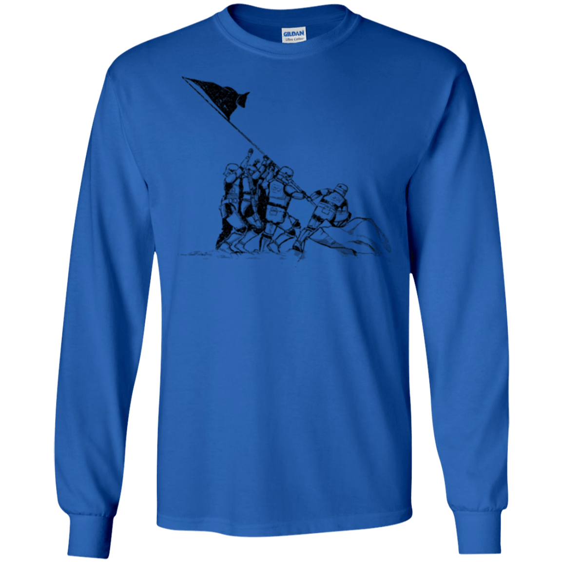 T-Shirts Royal / S Flags Of Our Emperor Men's Long Sleeve T-Shirt