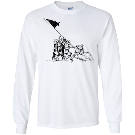 T-Shirts White / S Flags Of Our Emperor Men's Long Sleeve T-Shirt