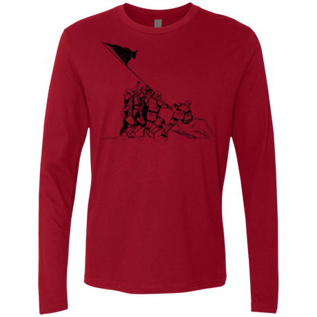 T-Shirts Cardinal / S Flags Of Our Emperor Men's Premium Long Sleeve
