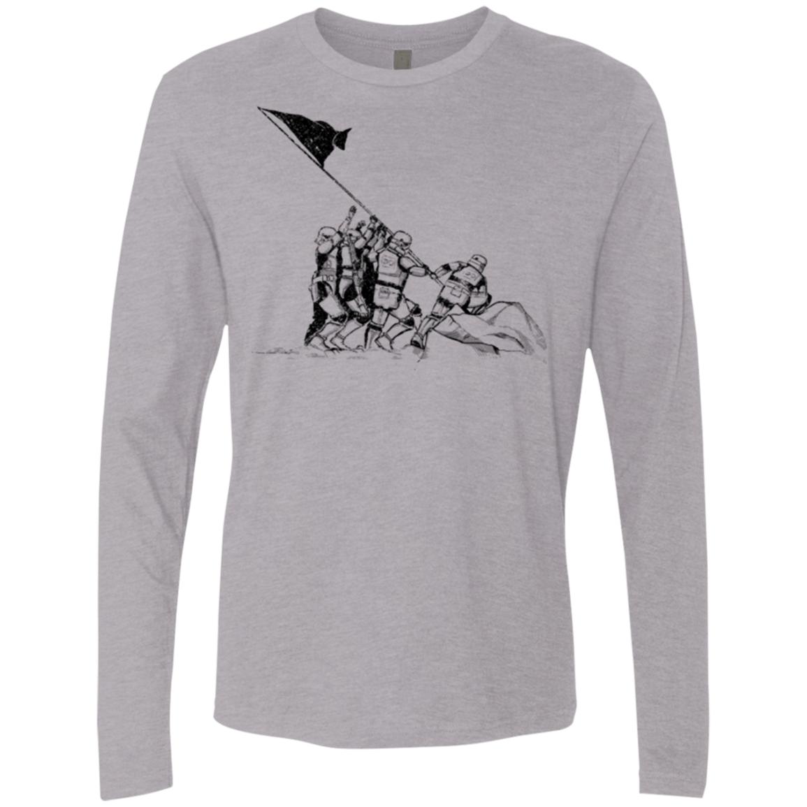 T-Shirts Heather Grey / S Flags Of Our Emperor Men's Premium Long Sleeve