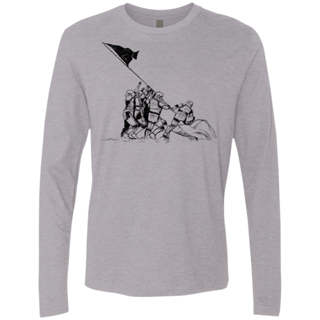 T-Shirts Heather Grey / S Flags Of Our Emperor Men's Premium Long Sleeve