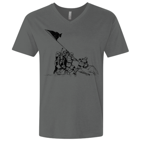 T-Shirts Heavy Metal / X-Small Flags Of Our Emperor Men's Premium V-Neck