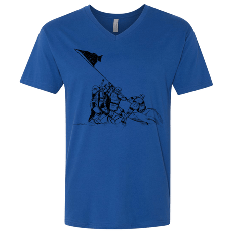 T-Shirts Royal / X-Small Flags Of Our Emperor Men's Premium V-Neck