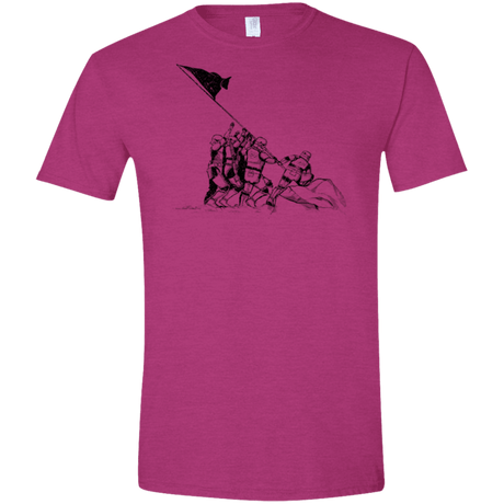 T-Shirts Antique Heliconia / S Flags Of Our Emperor Men's Semi-Fitted Softstyle