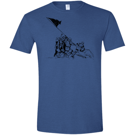 T-Shirts Heather Royal / X-Small Flags Of Our Emperor Men's Semi-Fitted Softstyle