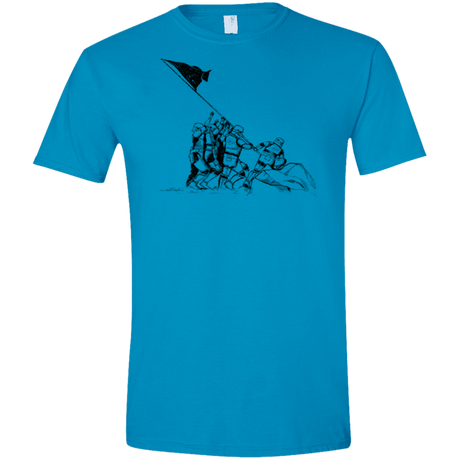 T-Shirts Sapphire / S Flags Of Our Emperor Men's Semi-Fitted Softstyle