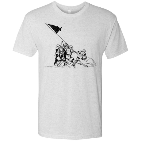 T-Shirts Heather White / S Flags Of Our Emperor Men's Triblend T-Shirt