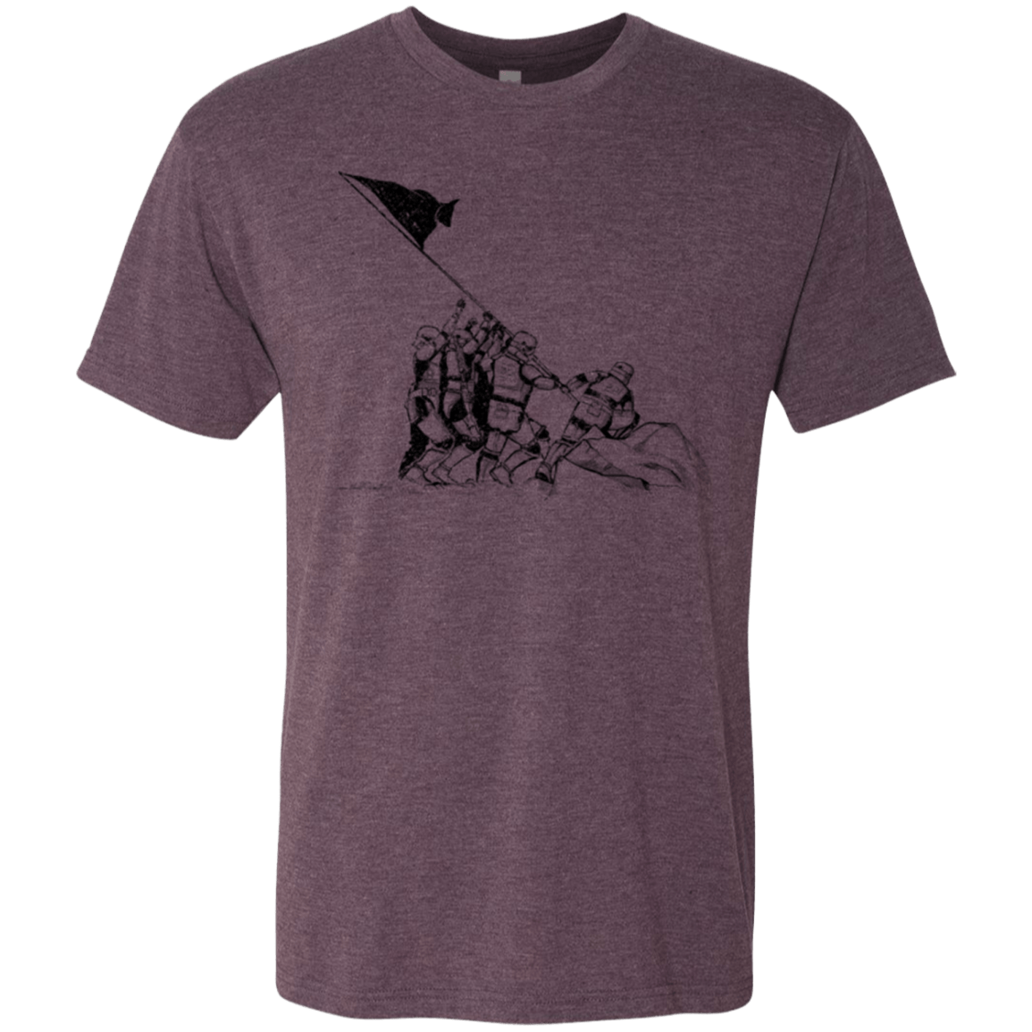 T-Shirts Vintage Purple / S Flags Of Our Emperor Men's Triblend T-Shirt