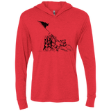 T-Shirts Vintage Red / X-Small Flags Of Our Emperor Triblend Long Sleeve Hoodie Tee