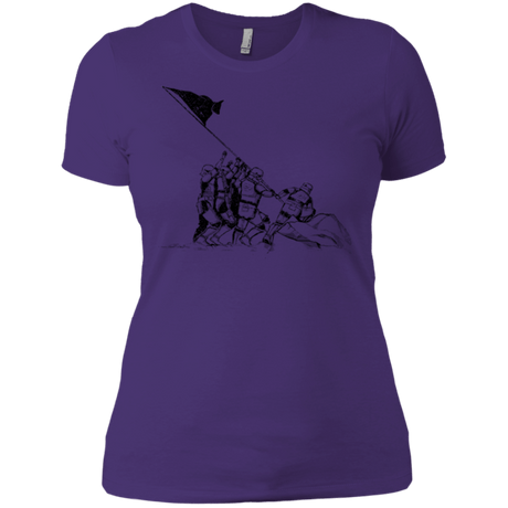 T-Shirts Purple Rush/ / X-Small Flags Of Our Emperor Women's Premium T-Shirt