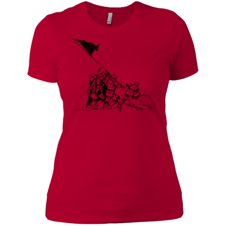 T-Shirts Red / X-Small Flags Of Our Emperor Women's Premium T-Shirt