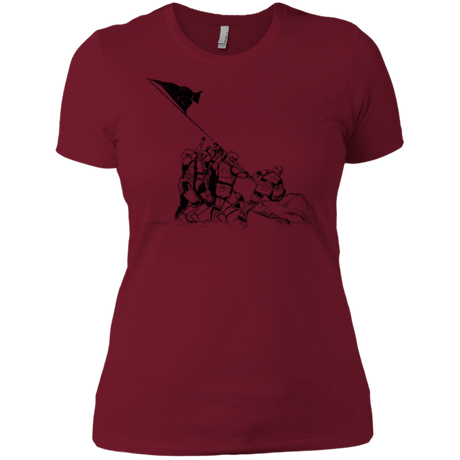 T-Shirts Scarlet / X-Small Flags Of Our Emperor Women's Premium T-Shirt