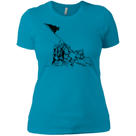 T-Shirts Turquoise / X-Small Flags Of Our Emperor Women's Premium T-Shirt
