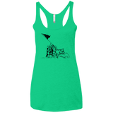 T-Shirts Envy / X-Small Flags Of Our Emperor Women's Triblend Racerback Tank