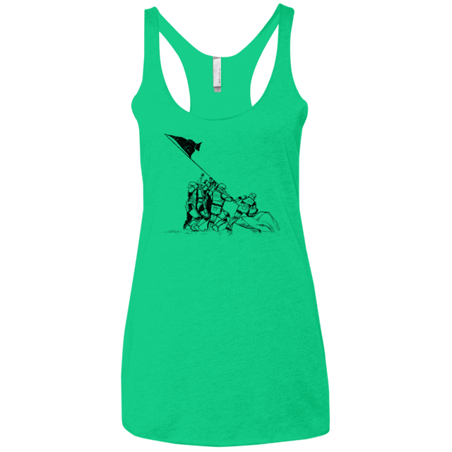 T-Shirts Envy / X-Small Flags Of Our Emperor Women's Triblend Racerback Tank