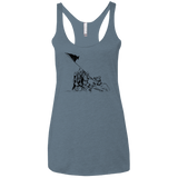 T-Shirts Indigo / X-Small Flags Of Our Emperor Women's Triblend Racerback Tank