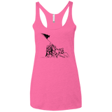 T-Shirts Vintage Pink / X-Small Flags Of Our Emperor Women's Triblend Racerback Tank