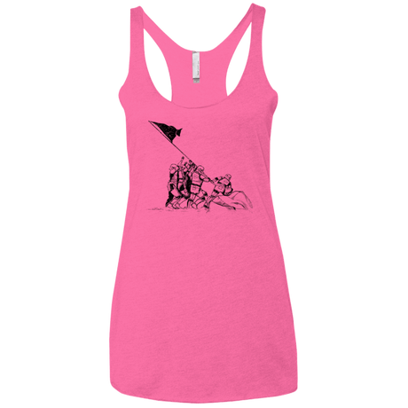 T-Shirts Vintage Pink / X-Small Flags Of Our Emperor Women's Triblend Racerback Tank