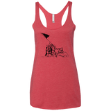 T-Shirts Vintage Red / X-Small Flags Of Our Emperor Women's Triblend Racerback Tank