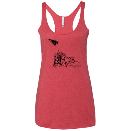 T-Shirts Vintage Red / X-Small Flags Of Our Emperor Women's Triblend Racerback Tank