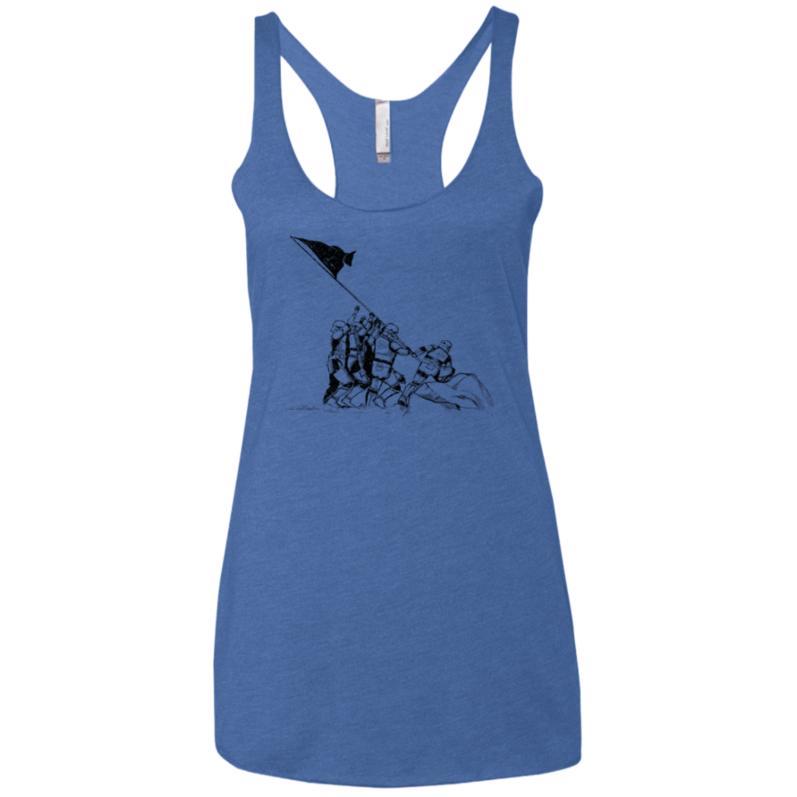 T-Shirts Vintage Royal / X-Small Flags Of Our Emperor Women's Triblend Racerback Tank