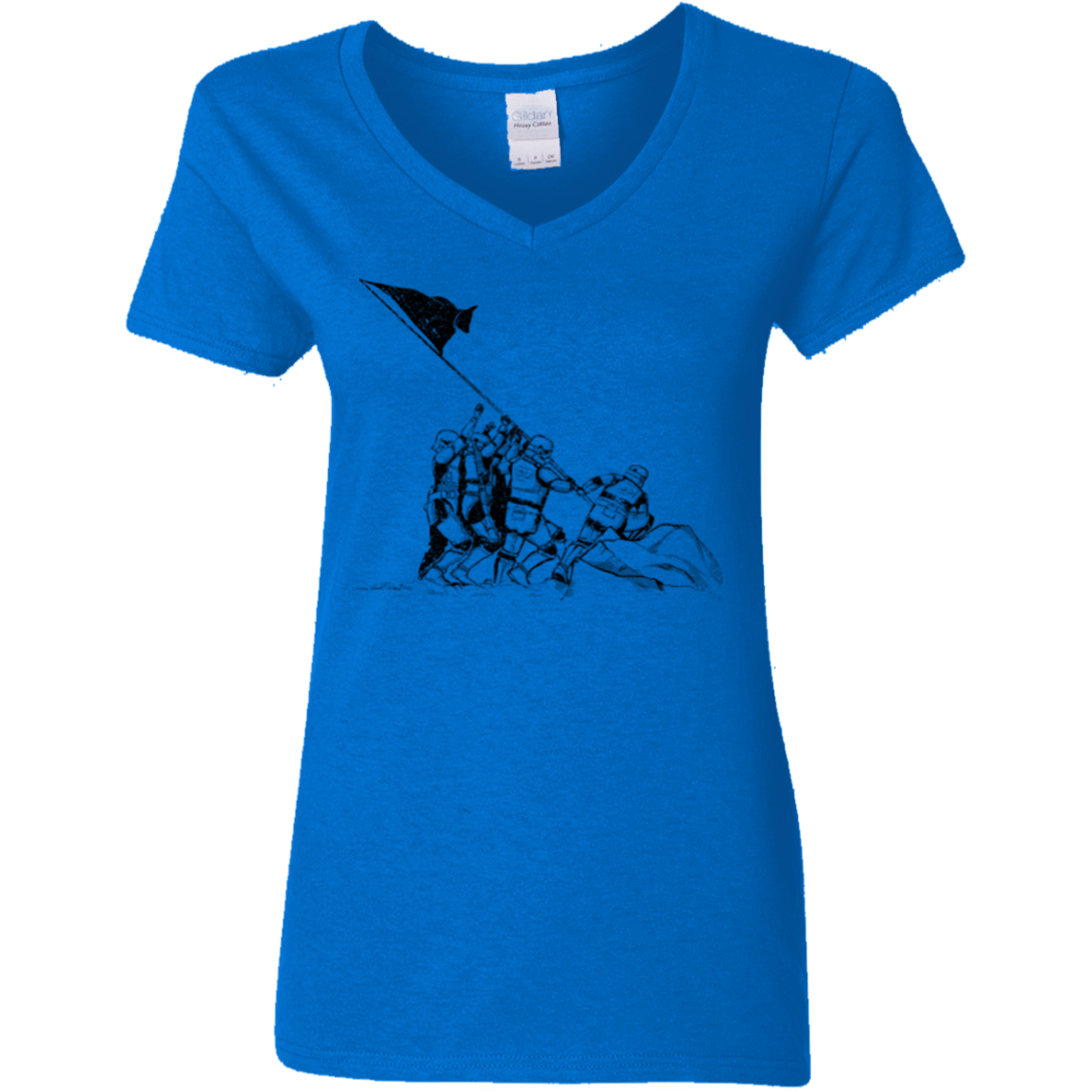 T-Shirts Royal / S Flags Of Our Emperor Women's V-Neck T-Shirt