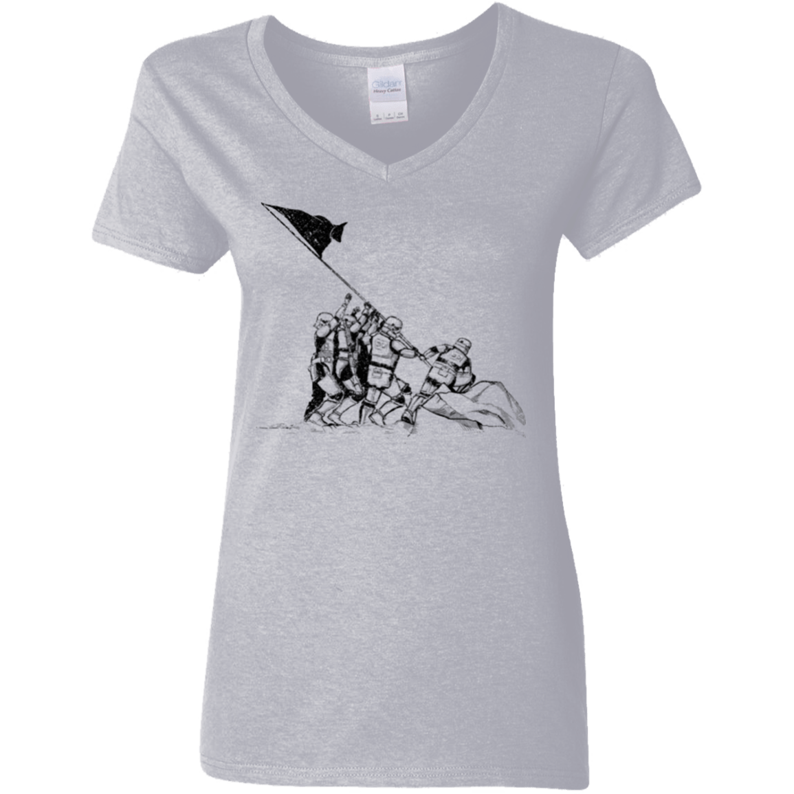 T-Shirts Sport Grey / S Flags Of Our Emperor Women's V-Neck T-Shirt